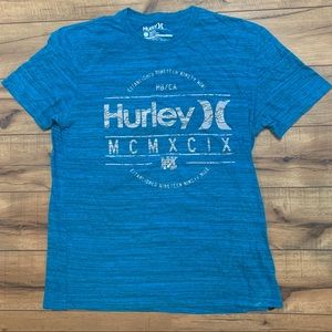 Hurley Blue T-Shirt - Size Large